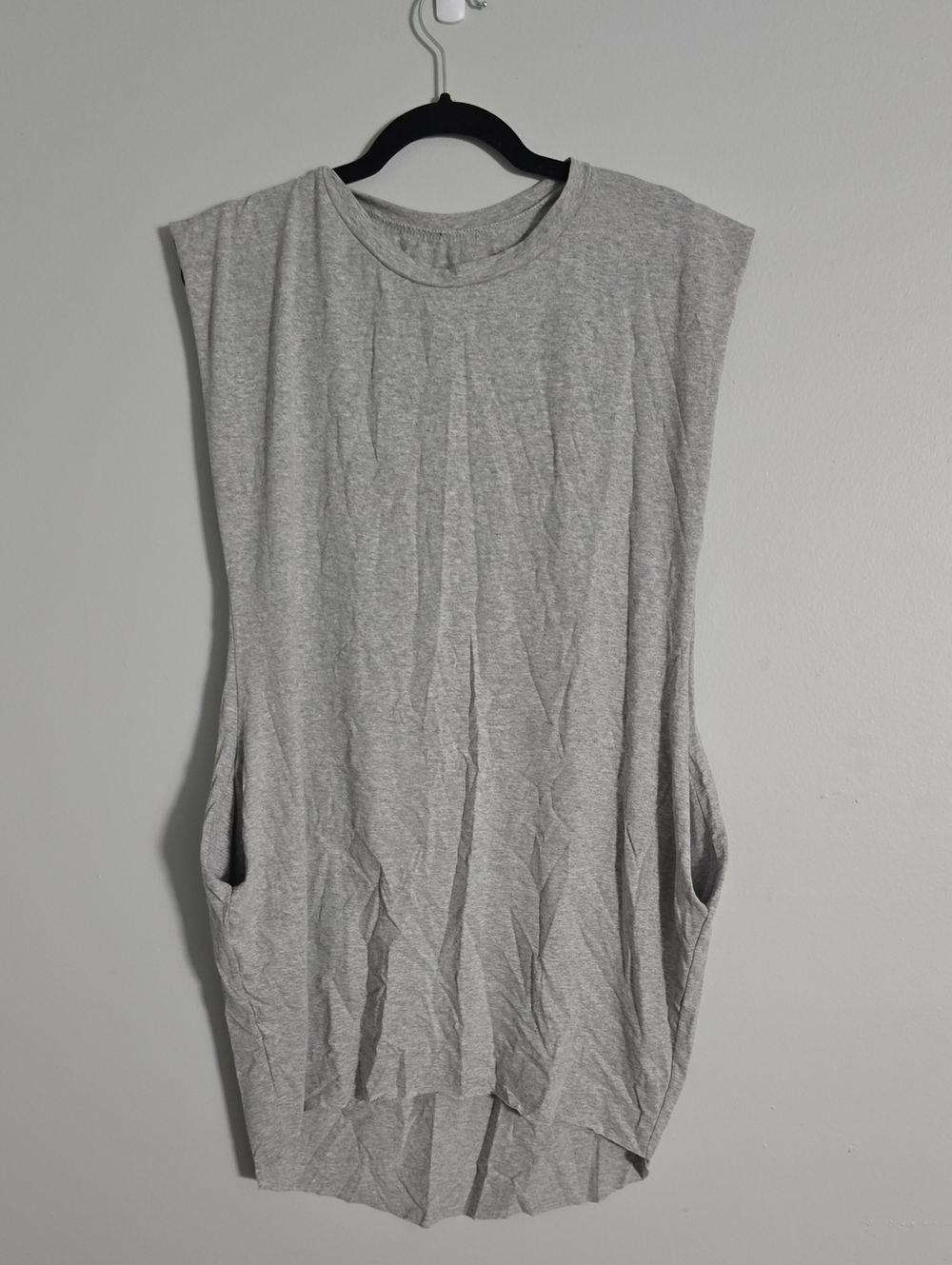 Gray Sleeveless Tunic Dress - Women